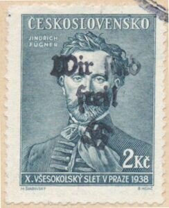 Jindrich Fügner, overprinted