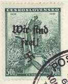 Monument of K. H. Mácha, overprinted