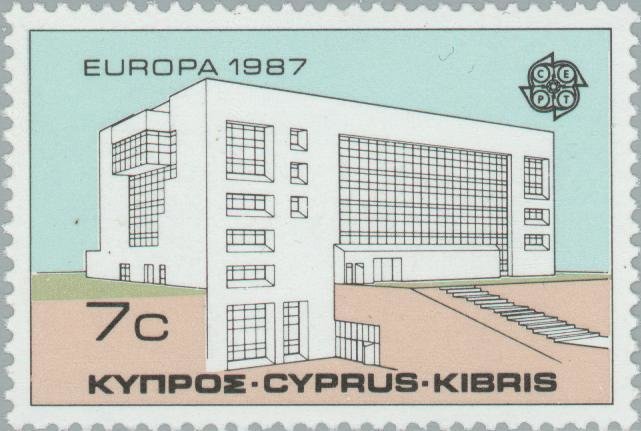 EUROPA/CEPT 1987 - Central Bank of Cyprus Building