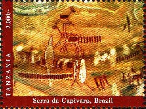 Prehistoric Cave Paintings - Brazil