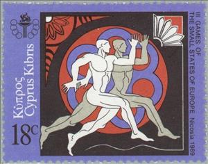 Stamp, 3rd Games of Small States of Europe - Runners, Cyprus,  , Special Occasions, Sport, Running