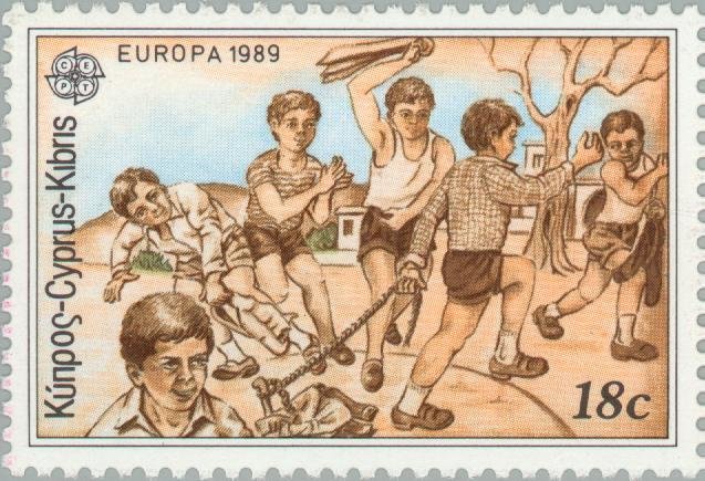 EUROPA/CEPT 1989 - Children's Games, Sytzia