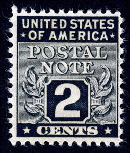 Stamp, Postal Notes 2c, United States of America,  , Numbers