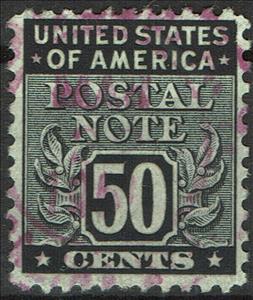 Stamp, Postal Notes 50c, United States of America,  , Numbers