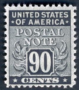 Stamp, Postal Notes 90c, United States of America,  , Numbers