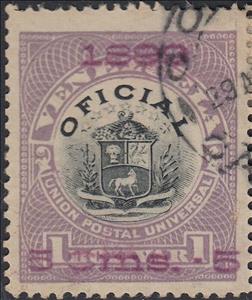 Stamp, Coat of Arms, Venezuela,  , Coats of Arms