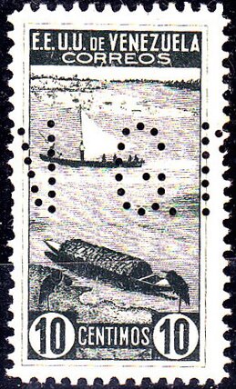 Stamp, Panoramic View of Venezuela, Venezuela,  