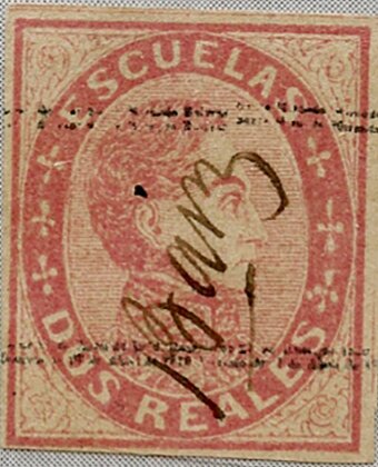 Simón Bolívar - Escuelas With Overprint