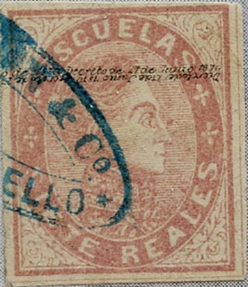 Simón Bolívar - Escuelas With Overprint