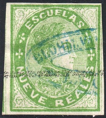 Simón Bolívar - Escuelas With Overprint