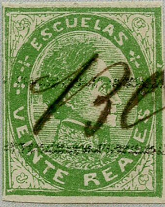 Simón Bolívar - Escuelas With Overprint