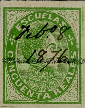 Simón Bolívar - Escuelas With Overprint