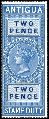 Stamp, Queen Victoria, Antigua and Barbuda,  , Crowns and Coronets, Famous People, Heads of State, Queens, Royalty, Women