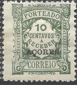 Stamp, stamps of Portugal of 1922, overprinted, Azores,  , Numbers