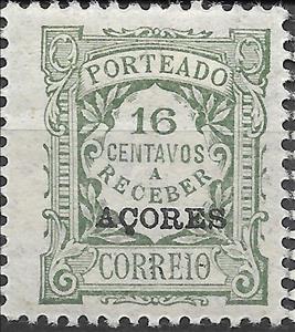 Stamp, stamps of Portugal of 1922, overprinted, Azores,  , Numbers