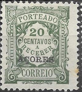 Stamp, stamps of Portugal of 1922, overprinted, Azores,  , Numbers