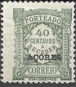 Stamp, stamps of Portugal of 1922, overprinted, Azores,  , Numbers