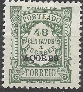 Stamp, stamps of Portugal of 1922, overprinted, Azores,  , Numbers