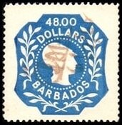 Stamp, Britannia, Barbados,  , Women