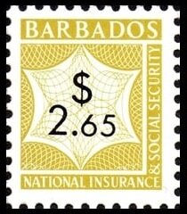 Stamp, Numeral, Barbados,  , Numbers