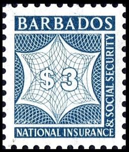 Stamp, Numeral, Barbados,  , Numbers