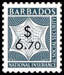 Stamp, Numeral, Barbados,  , Numbers