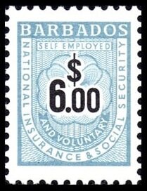 Stamp, Numeral, Barbados,  , Numbers