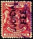 Stamp, Queen Victoria and Lions, British East Africa Protectorate,  , Animals (Fauna), Crowns and Coronets, Famous People, Heads of State, Лев, Queens, Royalty, Women