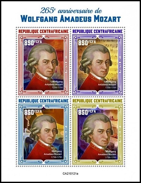 265th Anniversary of the Birth of Wolfgang Amadeus Mozart