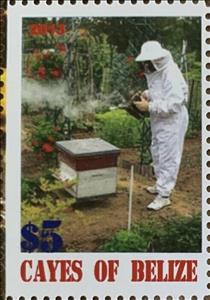 Stamp, Beekeeping, Cinderellas,  , Bees, Insects
