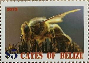 Stamp, Bees, Cinderellas,  , Bees, Insects