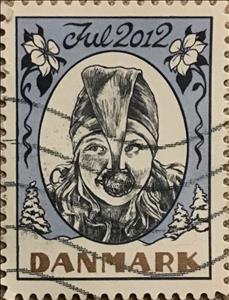 Stamp, Christmas 2012, Cinderellas,  , Christmas, Women