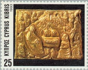 Stamp, Cross from Pedoulas (17th cent.), Cyprus,  , Biblical Accounts, Christmas