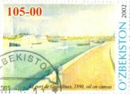 Stamp, Georges Seurat 1859-1891, Cinderellas,  , Art