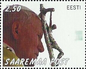Stamp, Jan Paweł II, Cinderellas,  , Famous People, Religion