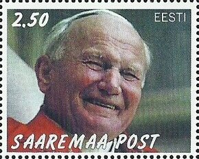 Stamp, Jan Paweł II, Cinderellas,  , Famous People, Religion