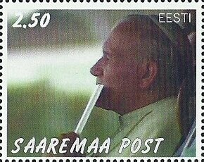 Stamp, Jan Paweł II, Cinderellas,  , Famous People, Religion