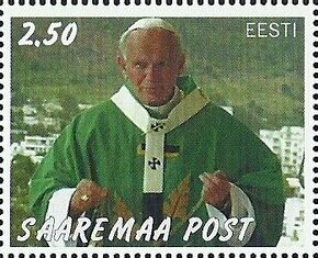 Stamp, Jan Paweł II, Cinderellas,  , Famous People, Religion