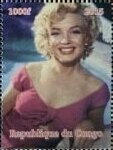 Stamp, Marilyn Monroe, Cinderellas,  , Actors, Famous People, Singers, Women
