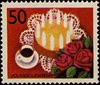 Stamp, Popular Solidarity, Cinderellas,  , Food