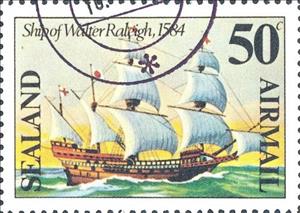 Stamp, Sailing Ships, Cinderellas,  , Sailing Ships