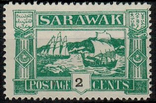 Stamp, Schooner and boat, Cinderellas,  , Sailing Ships, Ships