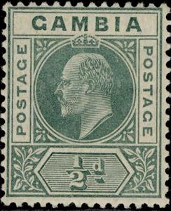 Stamp, Issue of 1904-1909, Gambia,  