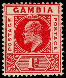 Stamp, Issue of 1904-1909, Gambia,  