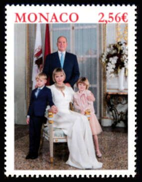 Official Portrait of Royal Family of Monaco