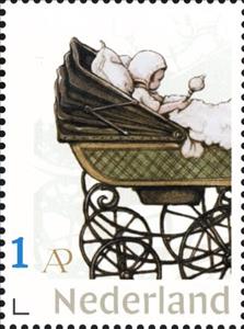 Stamp, Mother and child, Netherlands- Personalized stamps,  