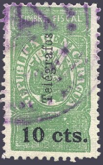 Revenue stamp (overprinted)