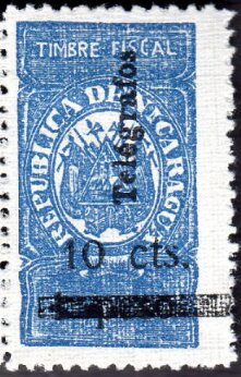 Revenue stamp (overprinted)