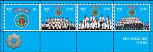 Souvenir Sheet, Boys Brigade of Niue, Niue,  , Organizations, Seals (Emblems)
