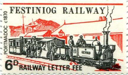 Portmadoc with Mountaineer and train, c. 1870